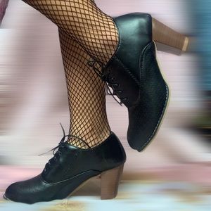 Perforated Oxfords Pumps